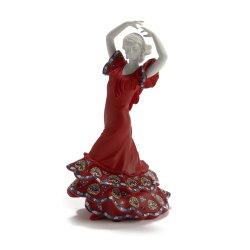 FIGURA NADAL SEVILLANA ROJA PEQUEÑA 763643