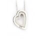 COLGANTE CORAZON PLATA Y BRILLANTE CAP-32